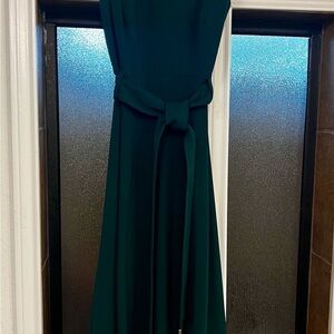 Calvin Klein Sleeveless Dark Green Dress